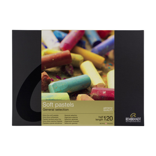 General Selection Soft Pastel Set, 120 Half Pastels