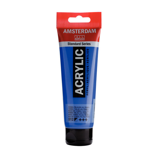 Standard Acrylic Paint, 120 mL, Cobalt Blue Ultramarine 512