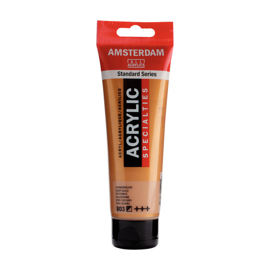 Deep Gold Acrylic Paint, 120 mL