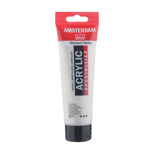 Pearl White 817 Standard Acrylic Paint, 120 ml