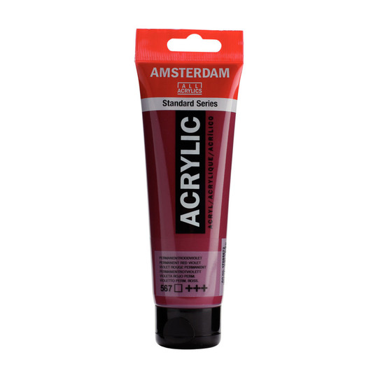 Permanent Red Violet Acrylic Paint, 120 mL