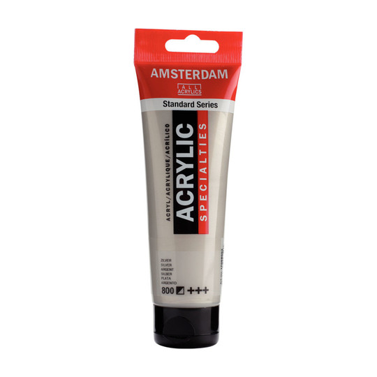 Standard Series Silver 800 Acrylic Paint, 120 ml