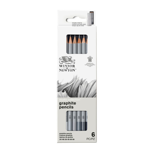 Graphite Pencil Tin Set, 6 Grades