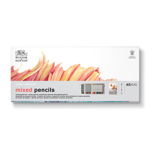 Studio Collection Mixed Pencil Box Set, 45 Pieces