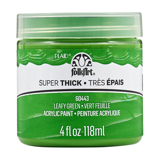 Super Thick Acrylic Paint, 4 oz, Leafy Green