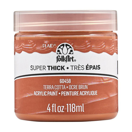 Super Thick Acrylic Paint, 4 oz, Terra Cotta