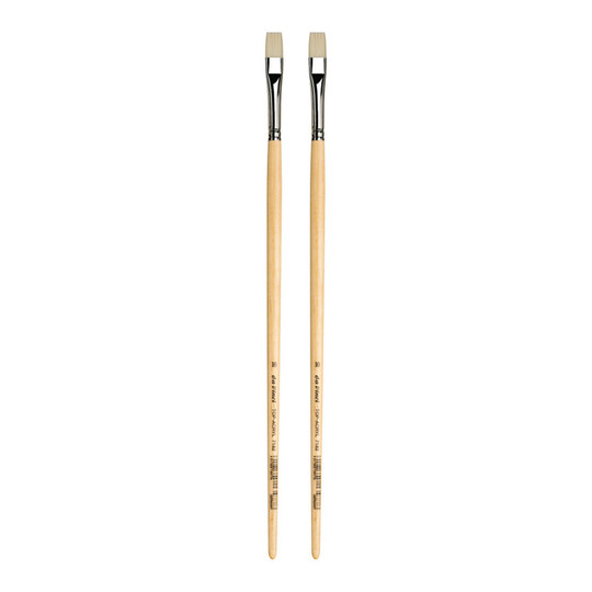 TOP-ACRYL Series 7182 Size 10 Flat Synthetic Brush, 2-Pack