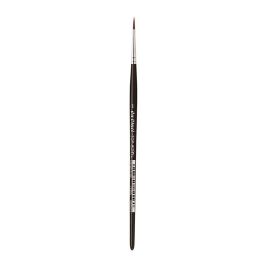 Size 1 Synthetic Round Brush for Acrylic and Oil Painting
