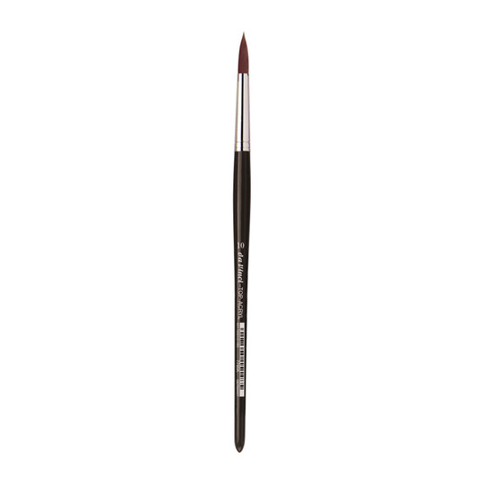 Size 10 Round Synthetic Brush for Acrylic and Oil Paint