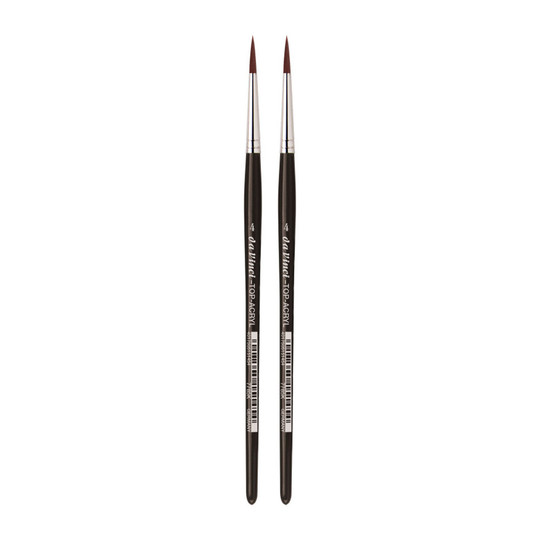 Size 4 Synthetic Round Artist Brushes, 2-Pack