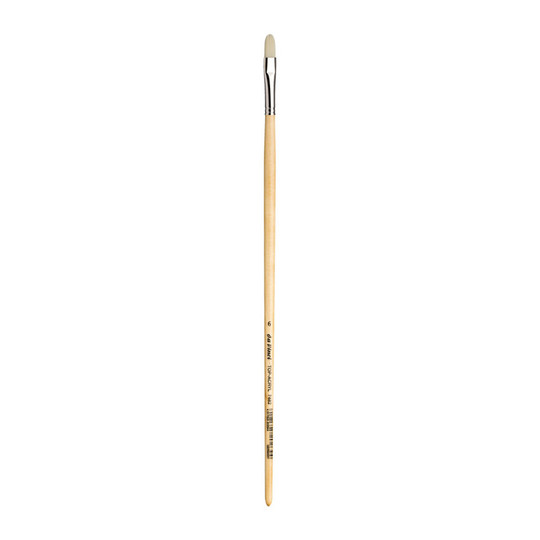 Size 6 Synthetic Filbert Paint Brush for Acrylic and Oil