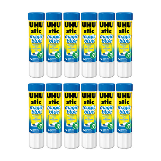 Magic Blue Glue Stick, 21 g, Pack of 12