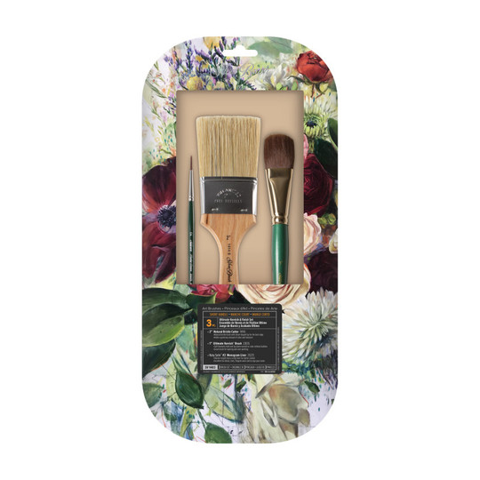 Varnish and Finish Brush Set, 3 Brushes