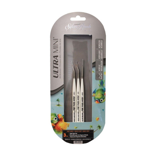 Ultra-Fine Detail Brush Set, 3 Pieces
