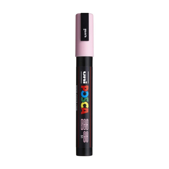 Light Pink Water-Based Paint Marker with Reversible Medium Tip