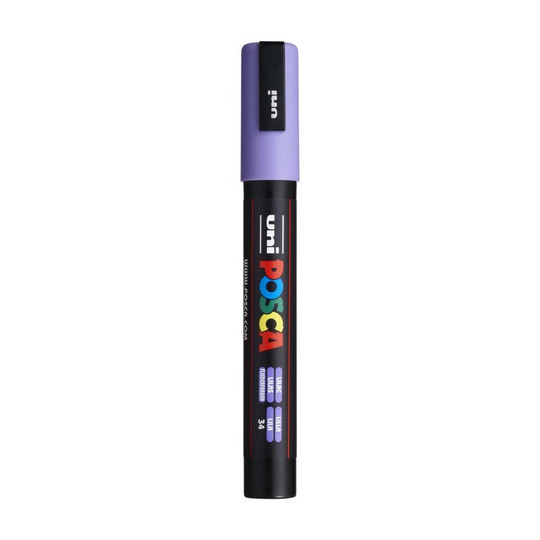 Water-Based Paint Marker with Reversible Medium Tip, Lilac