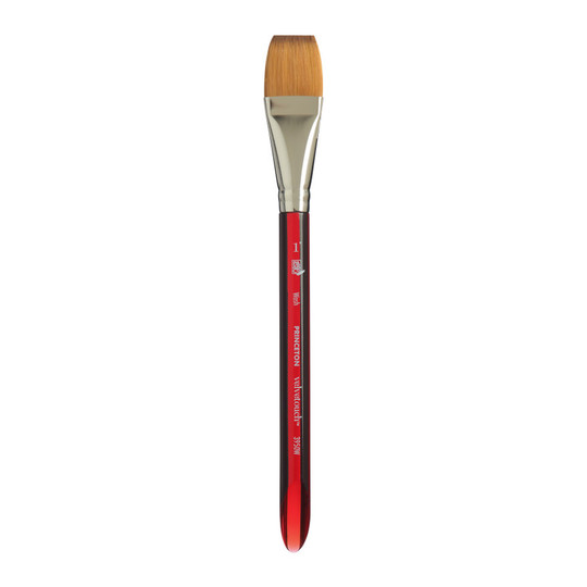 Synthetic Wash Paintbrush, Scarlet, 1 Inch