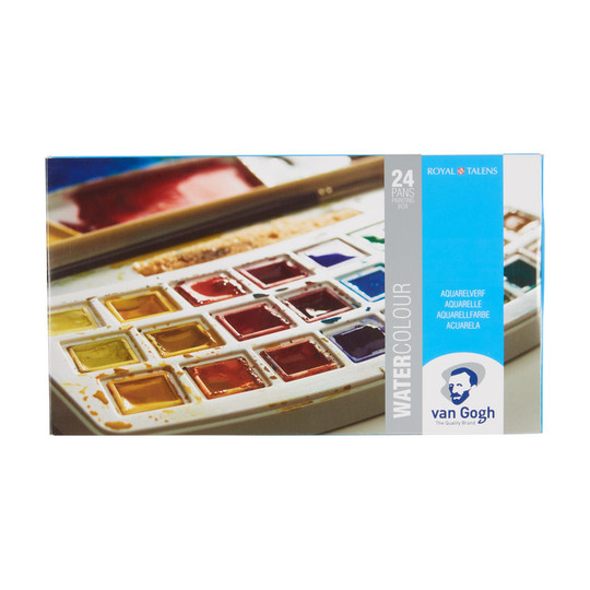 24-Pan Watercolor Pocket Box Set
