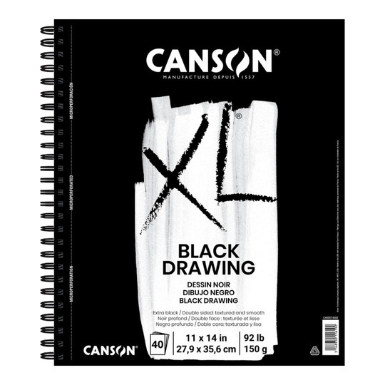 XL Side-Wire Drawing Pad, 11 x 14 in., 10 Sheets