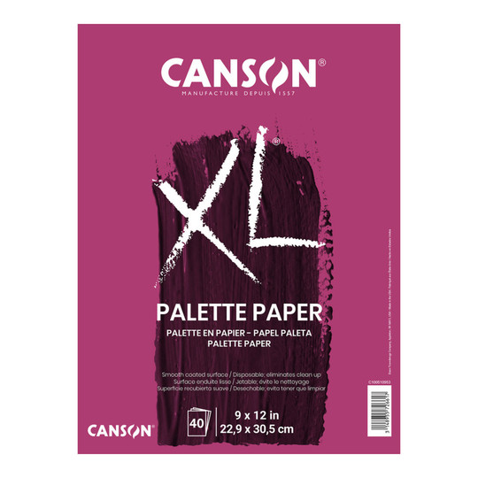 XL Palette Pad, 9 x 12 Inches, White, 40 Sheets