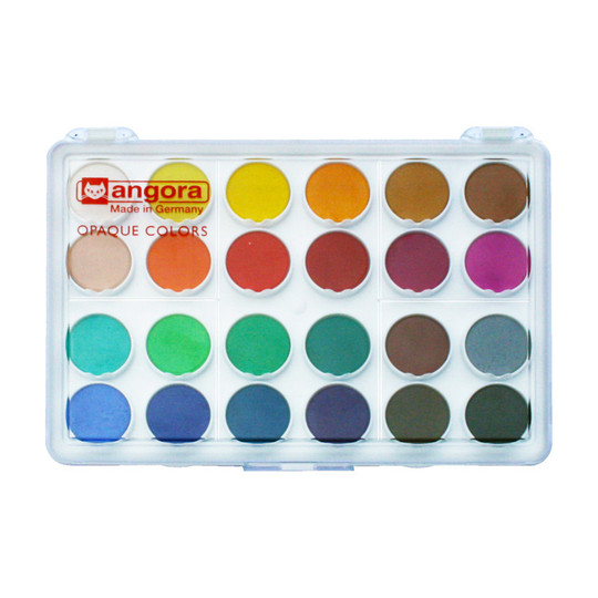 24-Pan Opaque Watercolor Set