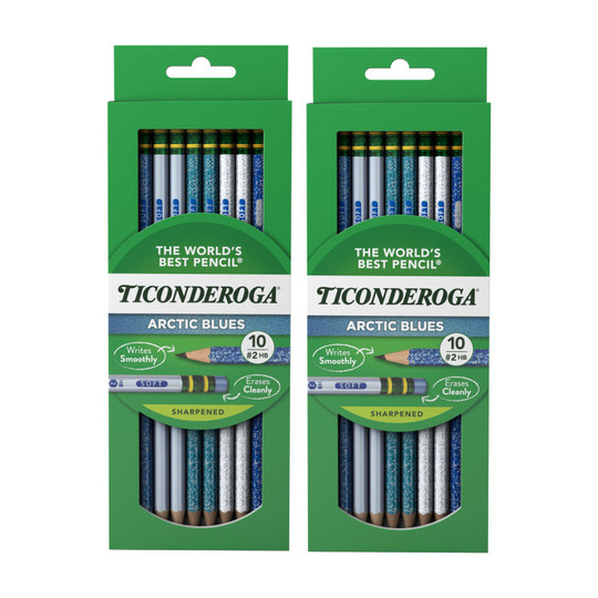 Arctic Blue No. 2 HB Pencils, 20 Count