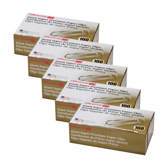 Giant Paper Clips, 500 Count