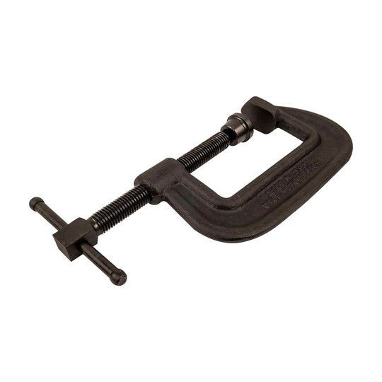 Heavy-duty forged C-clamp with 8-1/2 inch jaw opening