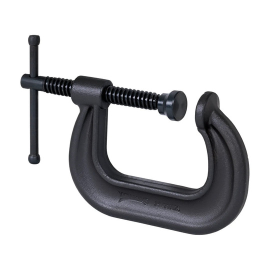 Drop-forged C-clamp with 3-inch opening and 2-3/8-inch throat depth