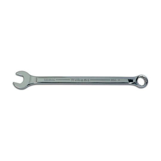 17 mm 12-point chrome combination ratcheting wrench