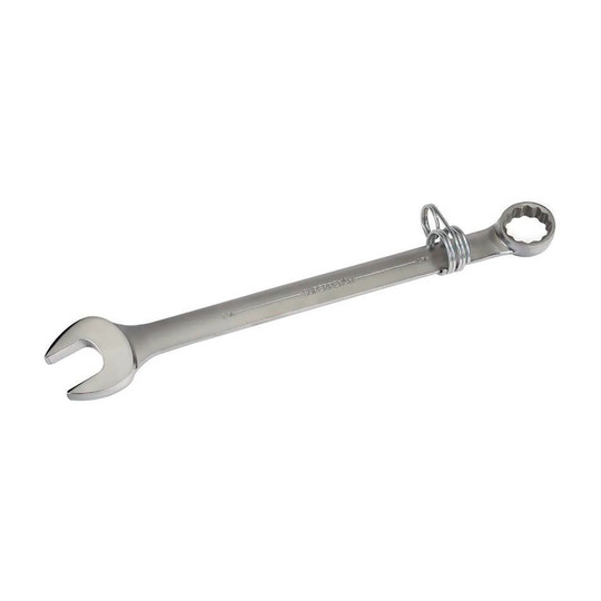 Silver 1-7/16 in. 12-point combination wrench with attachment point