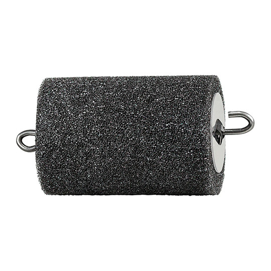 2-1/2 inch durable foam power fishing piston with metal pulling eyes