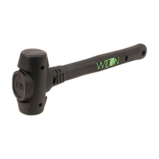 1.5 lb steel dead blow hammer with 14 in handle