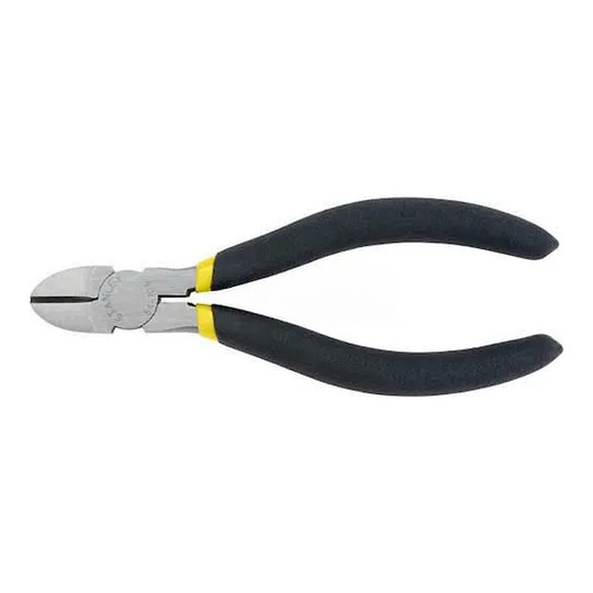 Black diagonal cutting plier with dipped handle