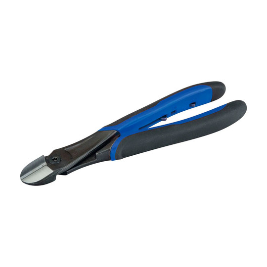 Black heavy-duty side-cutting pliers with two-component handles