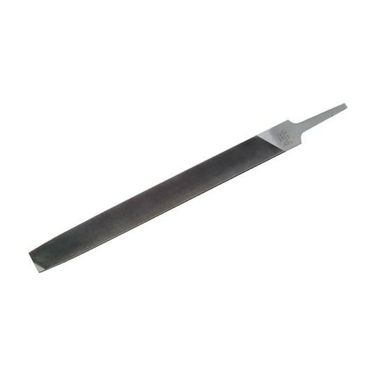 12-inch smooth-cut uncoated flat-edge hand file