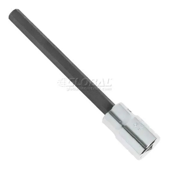 Extra-long 1/2 in. drive hex bit socket with 1/2 in. hex opening