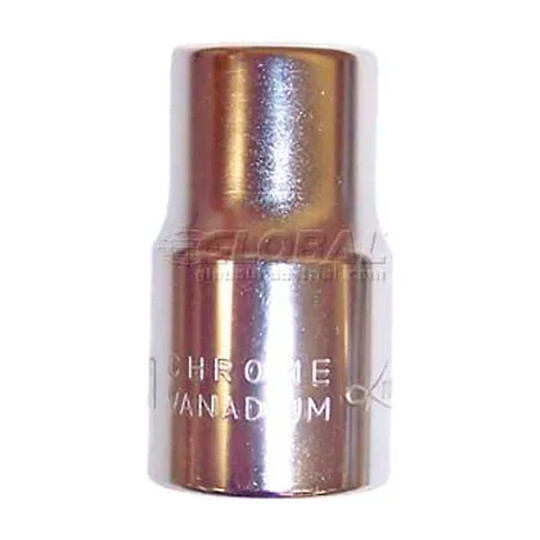 10 mm 12-point short chrome socket with 3/8-inch drive