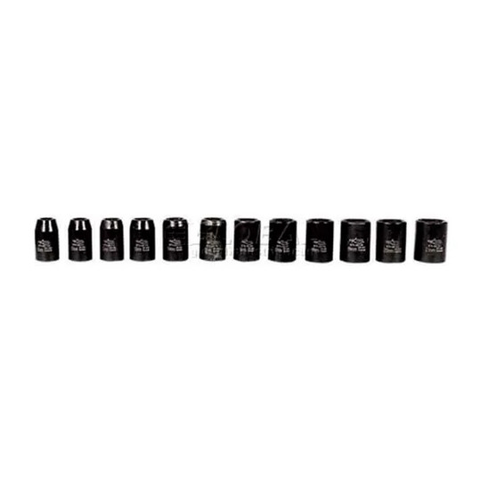 15 mm 6-point short impact socket with 1/2 in. drive