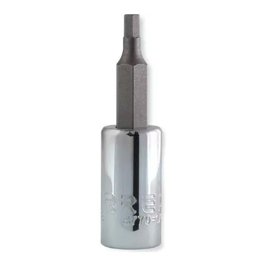 Silver 7/64 in. hex bit socket with 1/4 in. drive