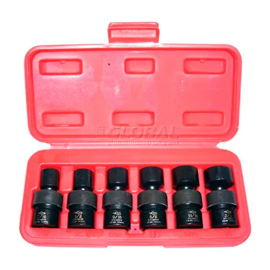 3/8 in. drive 11/16 in. 6-point flex short impact socket