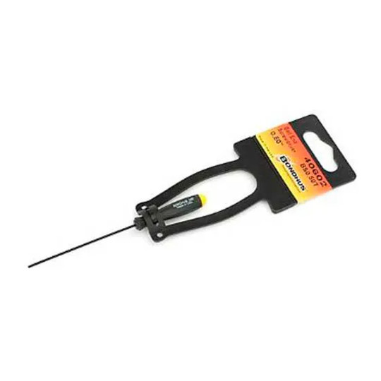 7/64-inch extra-long ball-end hex screwdriver with black finish