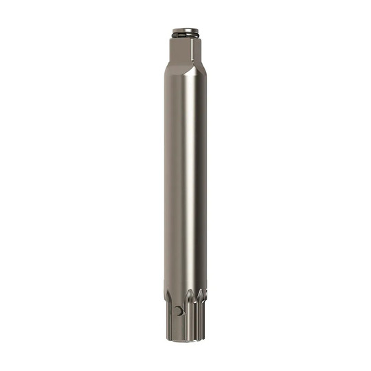 Silver 4-inch extended anvil attachment with 1/2-inch drive