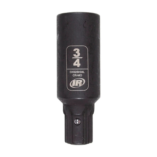 Black DXS2 SAE deep impact socket with 3/4 inch drive