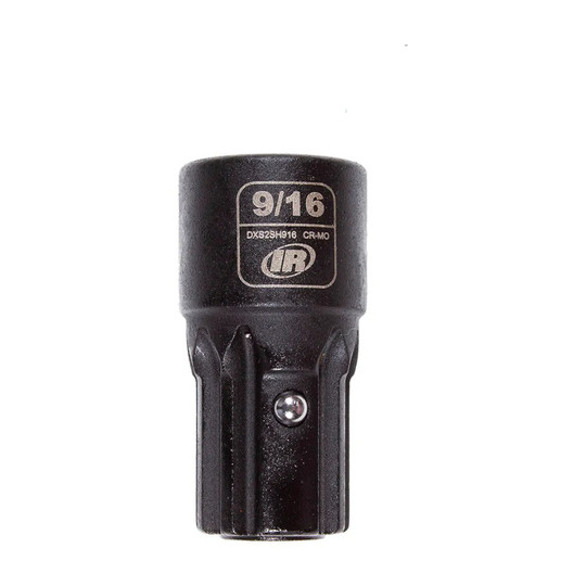 Black 9/16-inch SAE direct-drive impact socket