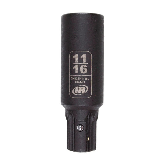 Black 11/16 in. SAE deep direct-drive impact socket