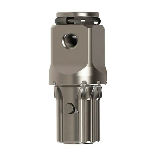 Silver standard anvil attachment with friction ring and thru hole for 3/4 in. drive compatible impact wrenches