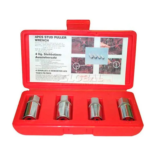 5/16-inch stud remover with 1/2-inch drive and chrome finish
