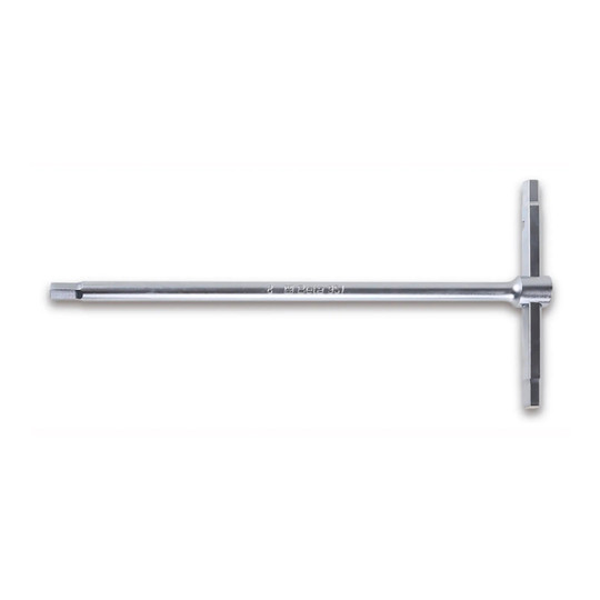 Silver 7 mm sliding T-handle hex key
