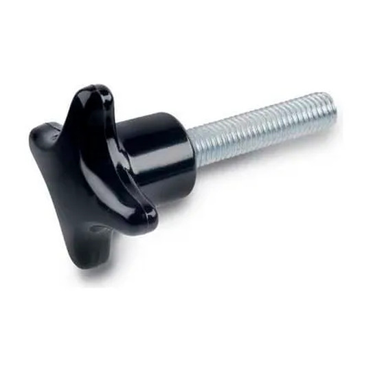 Phenolic plastic star knob with male thread